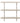 Rieti Open kast, 3 planken, metaal, zand, 31x90x81 cm