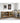 Tine Tufted wanddecoratie, beige/zwart, 50x70 cm